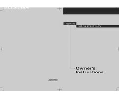 Samsung CFT2790OM TV Operating Manual